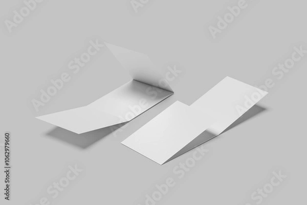Fototapeta TRIFOLD LANDSCAPE BLANK BACKGROUND