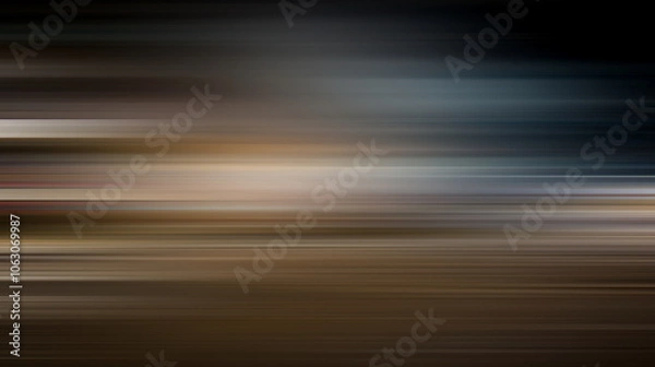 Fototapeta Gradient Abstract Art Background with Warm Horizontal Lines，Colorful Abstract Blurred Light Effects	