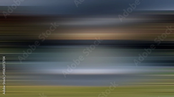 Fototapeta Gradient Abstract Art Background with Warm Horizontal Lines，Colorful Abstract Blurred Light Effects	