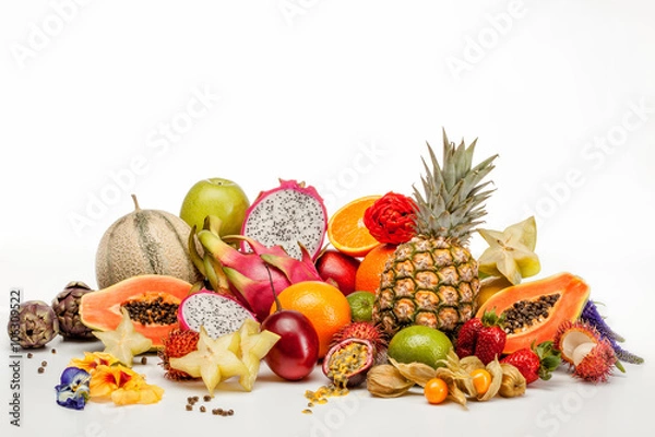 Fototapeta leckere Früchte