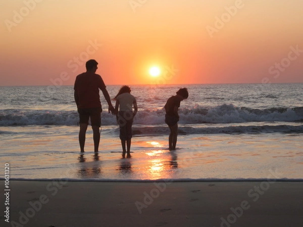 Obraz un soir sur la plage