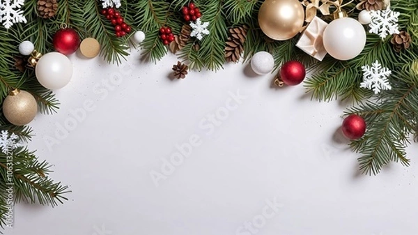 Obraz background merry christmas and happy new year