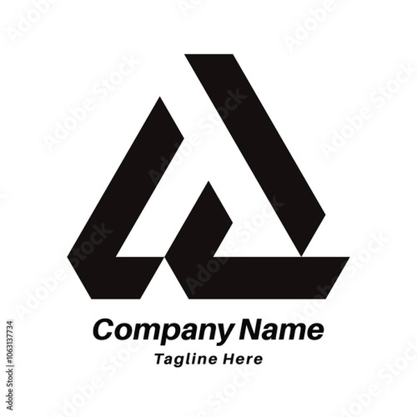 Fototapeta FA letter initial logo design icon