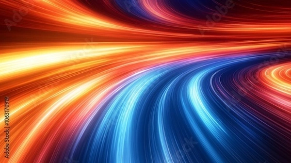 Fototapeta abstract light wave background