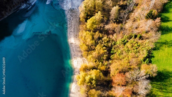 Obraz waterfall in the forest