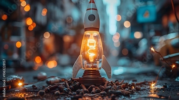 Fototapeta Develop minimum viable product create. AI generated