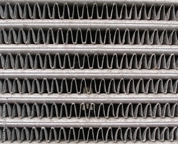 Fototapeta Engine cooling radiator