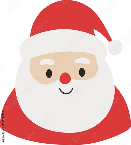 Obraz Hand Drawn Santa Claus Christmas Illustration