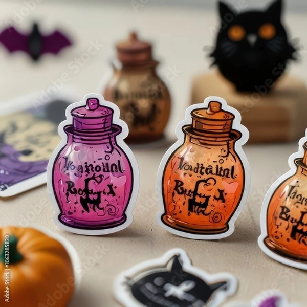 Obraz Playful Halloween Illustrations Collection
