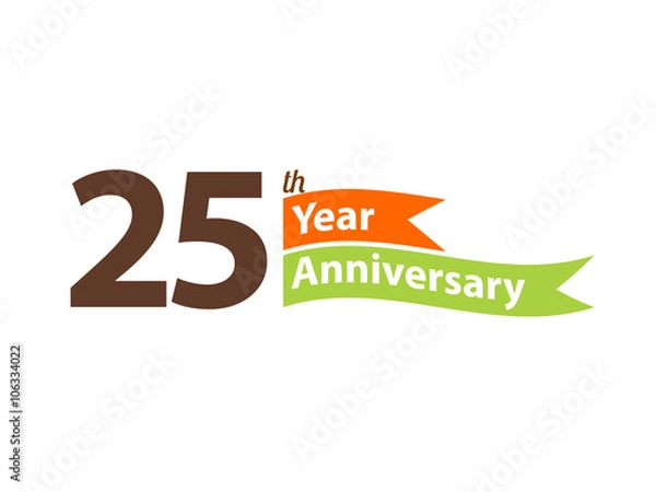 Fototapeta 25 year anniversary