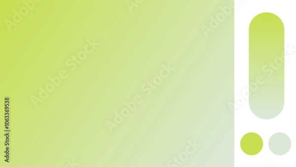 Obraz Yellow Green and Mint gradient background with light blurred pattern. Abstract illustration with gradient blur design. Blurred colored abstract background. Colorful gradient. Vector illustration