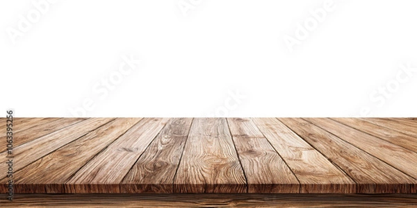 Obraz Empty wooden table for a vintage interior design backdrop