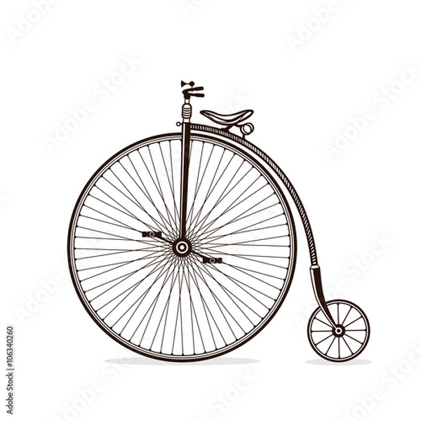 Fototapeta Old bicycle