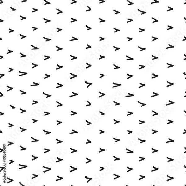 Obraz Seamless pattern with hand-drawn sketch check. Bacground vector