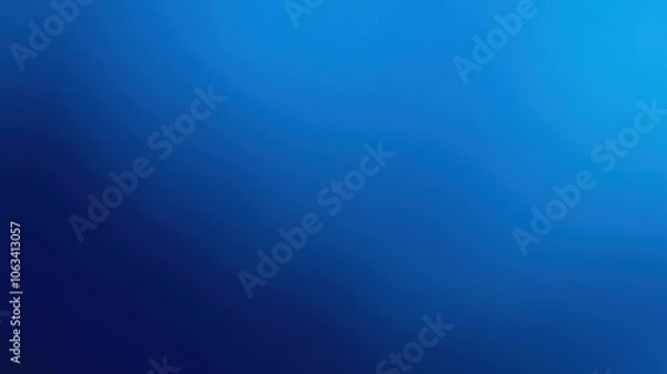 Fototapeta Blue gradient smooth background with a soft transition from dark navy blue to light baby blue, perfect for adding a calming and sophisticated touch to any design project, gradient, texture