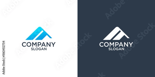 Fototapeta collection of letter A abstract monogram logo design vector