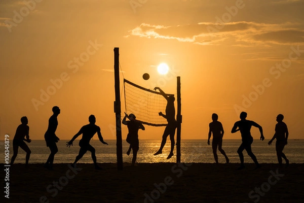 Obraz Siatkówka plażowa