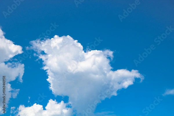 Fototapeta blue sky with clouds