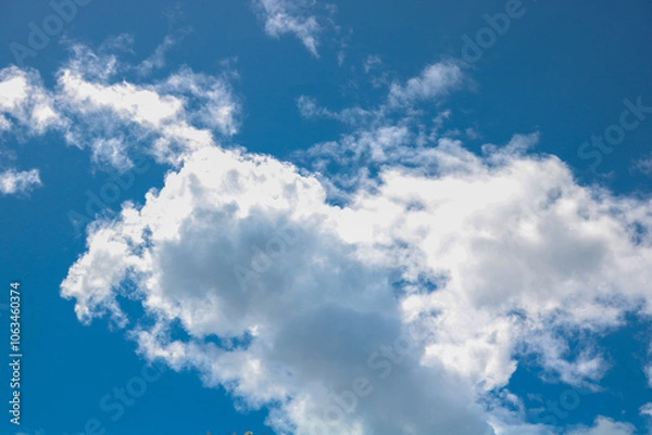 Fototapeta blue sky with clouds
