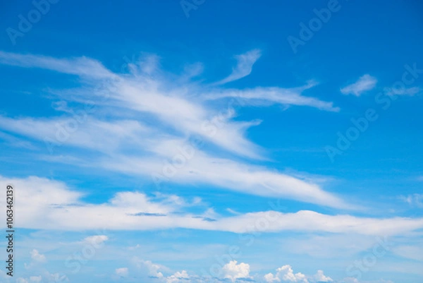 Fototapeta blue sky with clouds