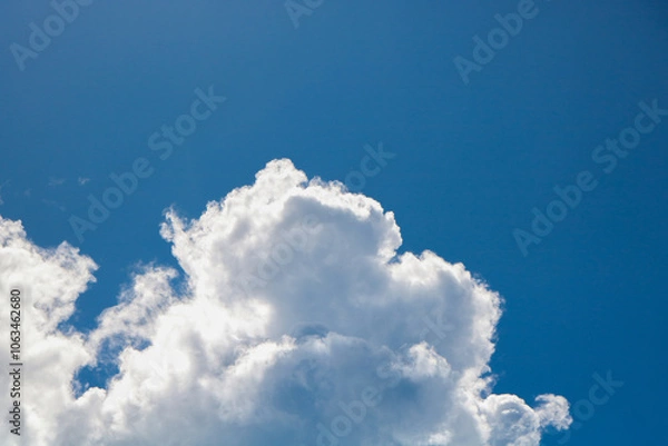 Fototapeta white clouds in the sky