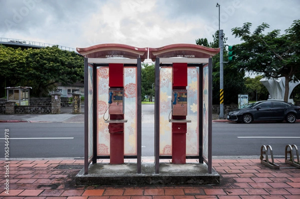 Obraz telephone, phone, box
