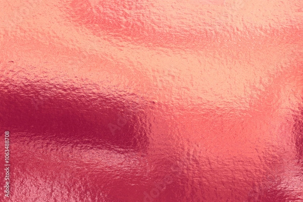 Obraz Pink, Rose gold foil background of bronze elegance metallic plate texture glitter pink wallpaper. Rose gold surface. Metallic backdrop.