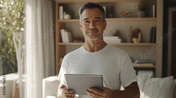 Obraz The Man with the Tablet