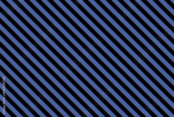 Fototapeta Shocking Azure Blue color and black color background with lines. traditional vertical striped background texture..