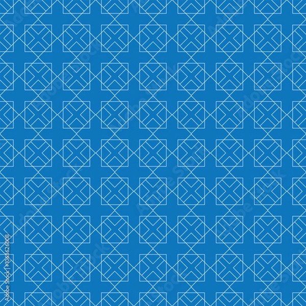 Obraz vector graphics, seamless geometric pattern