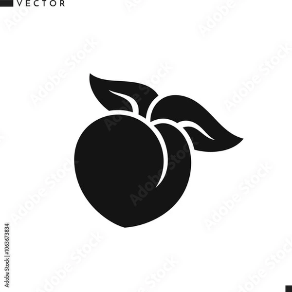 Obraz Peach silhouette