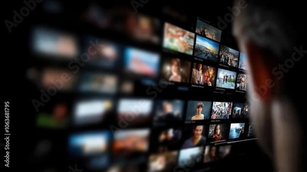 Fototapeta ストリーミングサービス：デジタル時代の多様なエンターテインメントの選択肢