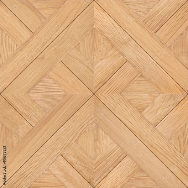 Obraz Seamless parquet texture. Can be used for 3D rendering.