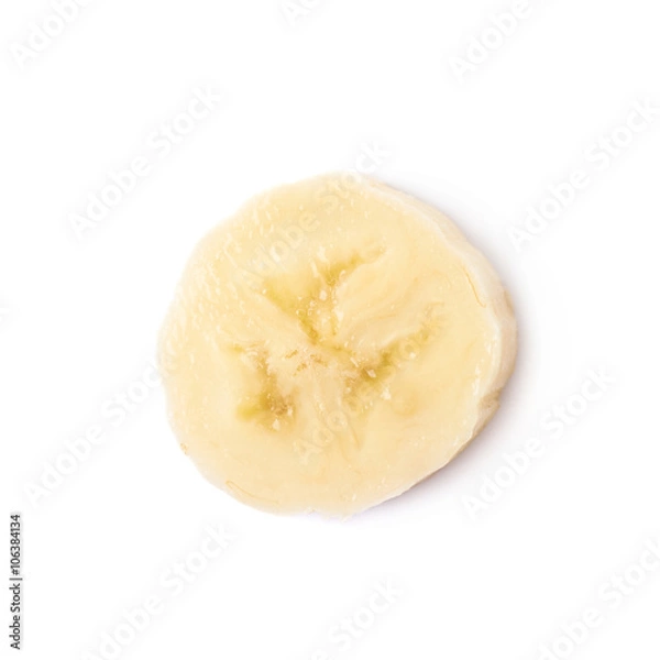 Fototapeta Banana slice isolated