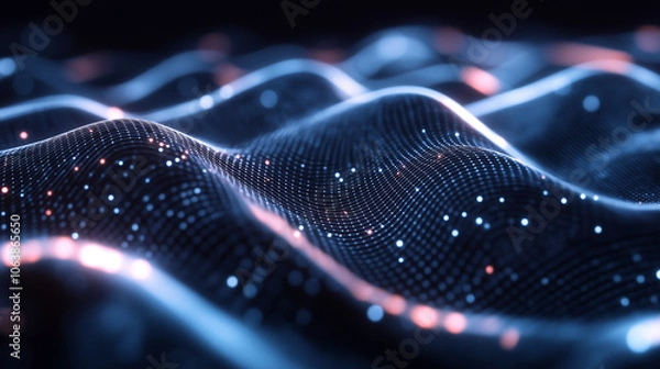 Fototapeta Abstract background bright big data digital concept