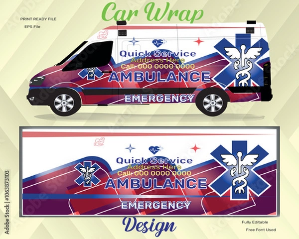 Fototapeta Eye-Catching, Professional, and Unique Vehicle Graphics to Elevate Your Brand or Personal Style.