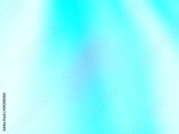 Obraz Abstract light blue and white gradient background.