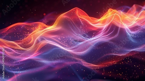 Fototapeta Abstract vector futuristic illustration eps10, creative dynamic element