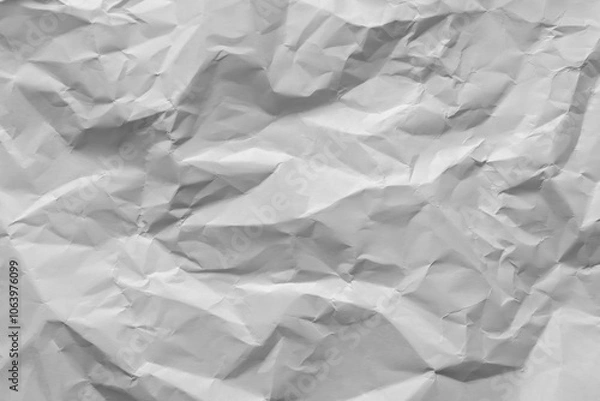 Obraz Crumpled white paper as background