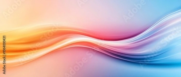Fototapeta A colorful abstract background with wavy lines