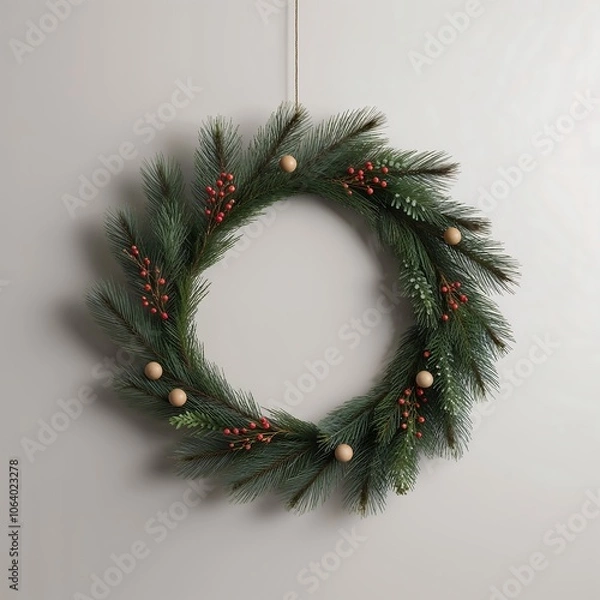 Fototapeta christmas wreath