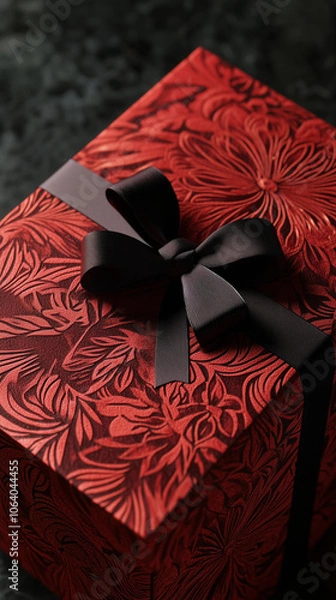 Obraz gift box with ribbon