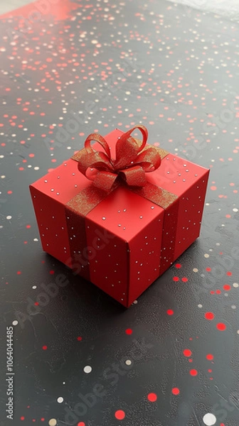 Obraz gift box with ribbon