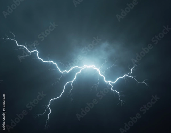 Fototapeta lightning concept. Generative ai.