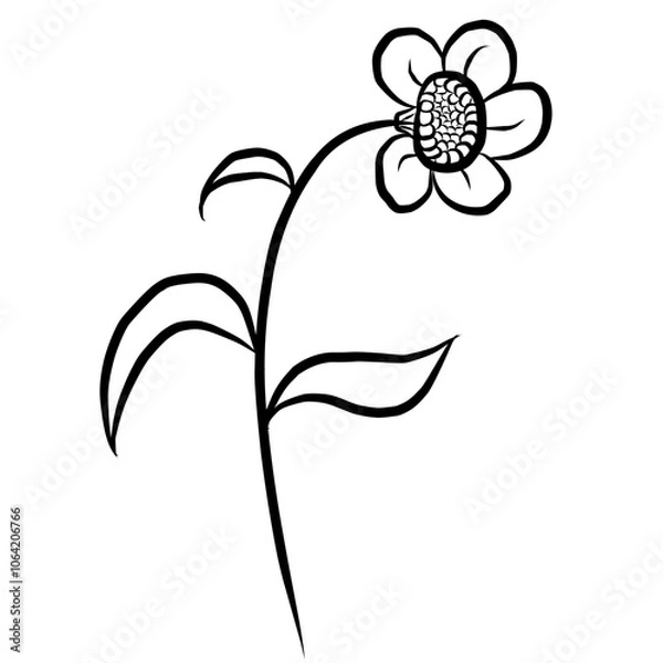 Obraz illustration of a flower