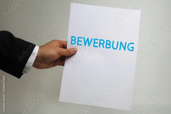 Obraz Bewerbung