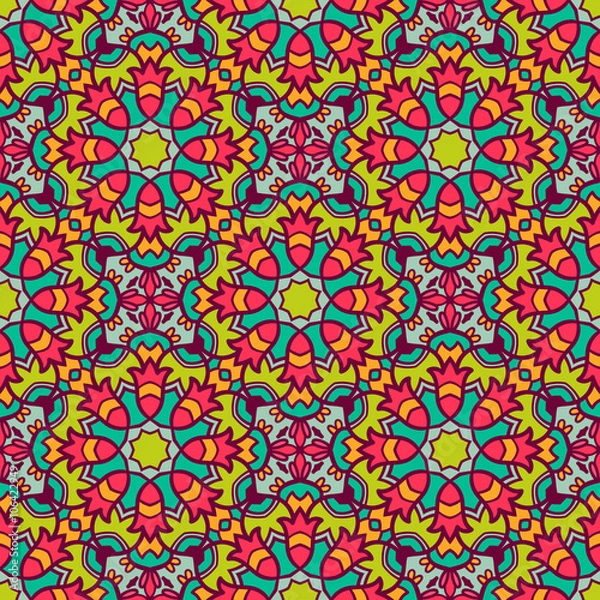 Fototapeta Ethnic seamless pattern