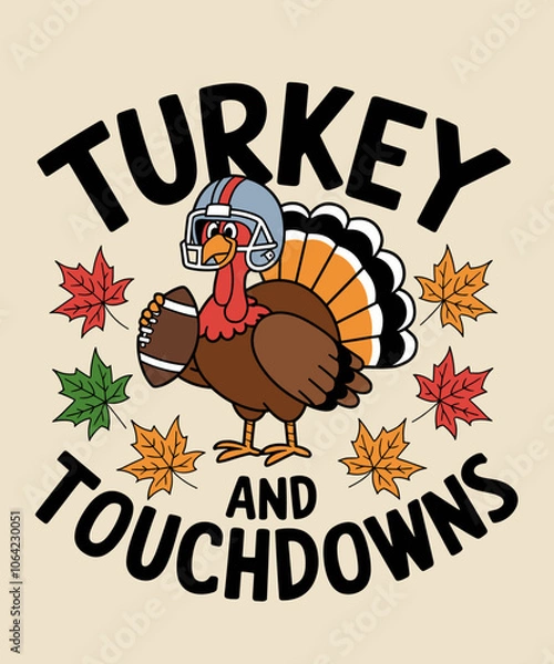 Obraz Turkey and touchdowns