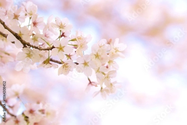 Fototapeta ふんわりとした桜の花