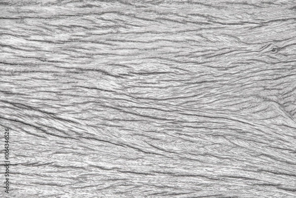 Fototapeta Grey wood texture background with natural cracked seamless pattern